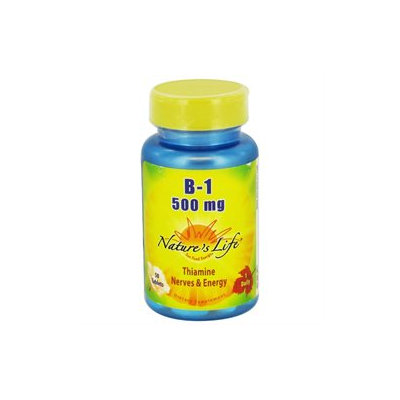 Nature's Life Vitamin B-1 - 500 mg - 50 Tablet