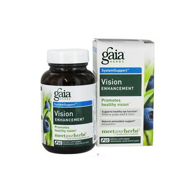 Gaia Herbs, Vision Enhancement 60 Vegetarian Liquid Phyto-Caps