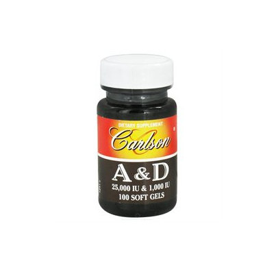 Carlson Laboratories Carlson Labs - Vitamin A & D/25000 IU & 1000 IU - 100 Softgels