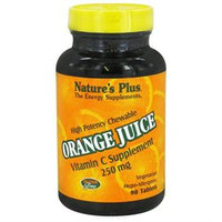 Nature's Plus - Orange Juice Chewable Vitamin C 250 mg. - 90 Chewable Tablets