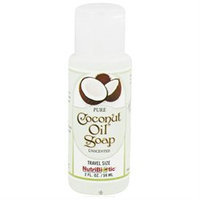 NutriBiotic, Pure Coconut Oil Soap Unscented 2 fl oz