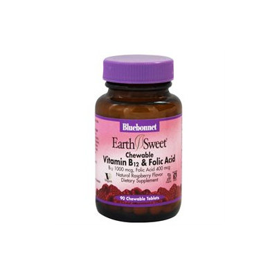 Bluebonnet Nutrition EarthSweet Chewable Vitamin B-12 & Folic Acid