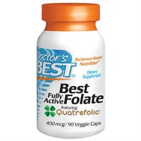 Doctor's Best Best Fully Active Folate 400mcg, veggie Caps