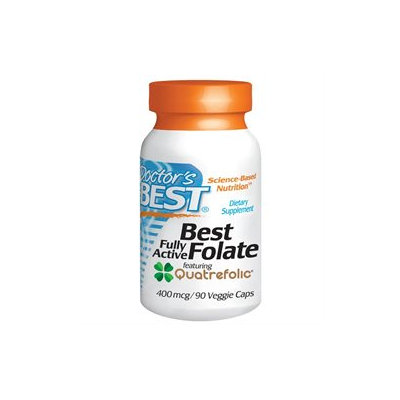 Doctor's Best Best Fully Active Folate 400mcg, veggie Caps