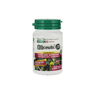 Nature's Plus - Herbal Actives Oliceutic-20 - 30 Vegetarian Capsules