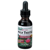 Nature's Plus - Herbal Actives Milk Thistle Liquid Suspension 125 mg. - 1 oz.
