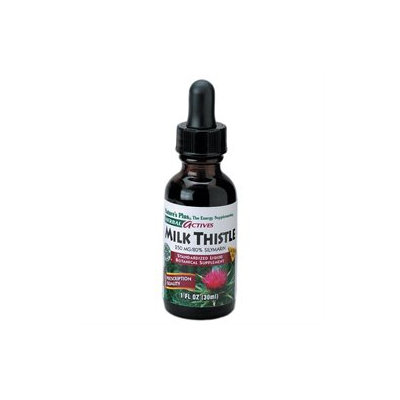 Nature's Plus - Herbal Actives Milk Thistle Liquid Suspension 125 mg. - 1 oz.