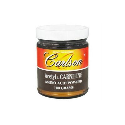 Carlson Labs - Acetyl-L-Carnitine Amino Acid Powder 1200 mg. - 100 Grams