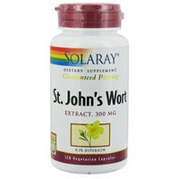 Solaray St. John's Wort - 300 mg - 120 Vegetarian Capsules