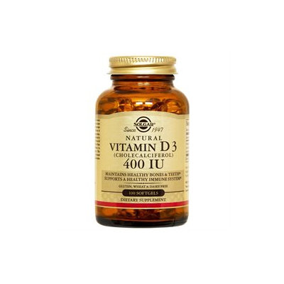 Solgar - Vitamin D3 Cholecalciferol 400 IU - 100 Softgels