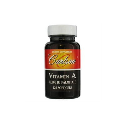Carlson Laboratories Carlson Labs, Vitamin A Palmitate 15000 IU 120 softgels