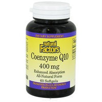 Coenzyme Q10 400 mg, 60 Softgels, Natural Factors