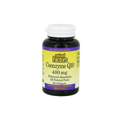Coenzyme Q10 400 mg, 60 Softgels, Natural Factors