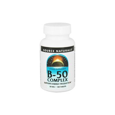Source Naturals B-50 Complex - 50 mg - 100 Tablets