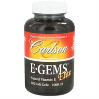 Carlson Labs - E-Gems Elite 1000 IU - 120 Softgels