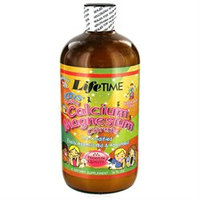 Lifetime Kids' Liquid Calcium Magnesium Citrate Bubble Gum - 16 fl oz