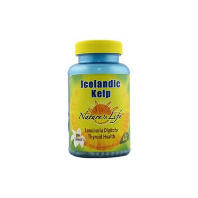 Nature's Life - Icelandic Kelp Thyroid Health - 500 Tablets
