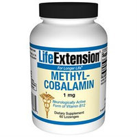Life Extension Methylcobalamin 1mg, Lozenges, 60 ea