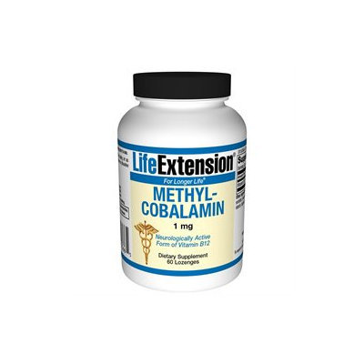 Life Extension Methylcobalamin 1mg, Lozenges, 60 ea