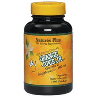 Nature's Plus Orange Juice Jr. 100 MG - 180 Chewable Tablets - Vitamin C