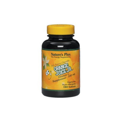 Nature's Plus Orange Juice Jr. 100 MG - 180 Chewable Tablets - Vitamin C