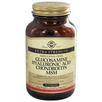 Solgar - Glucosamine Hyaluronic Acid Chondroitin MSM (Shellfish-Free) Tablets.