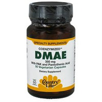 Country Life Coenzymized DMAE - 350 mg - 50 Vegetarian Capsules