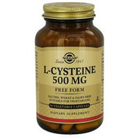 Solgar L-Cysteine - 500 mg - 90 Vegetable Capsules