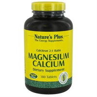 Nature's Plus Calcitron - 180 Tablets - Calcium Magnesium