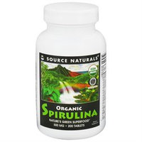 Source Naturals, Organic Spirulina 500 mg 200 Tablets