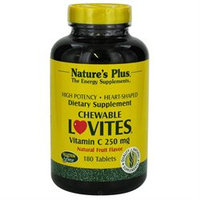 Nature's Plus - Lovites Chewable Vitamin C Fruit 250 mg. - 180 Chewable Tablets