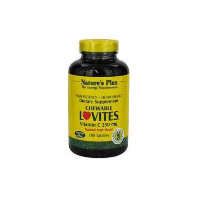 Nature's Plus - Lovites Chewable Vitamin C Fruit 250 mg. - 180 Chewable Tablets