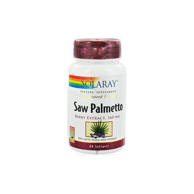 Solaray Saw Palmetto Berry Extract - 160 mg - 60 Softgels