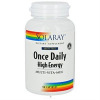 Solaray Once Daily High Energy Multi-Vita-Min (Iron Free)