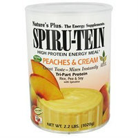 Nature's Plus Spiru-Tein Shake Peaches and Cream - 2.3 lbs