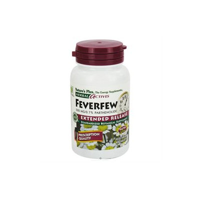 Nature's Plus - Herbal Actives Extended Release Feverfew 500 mg. - 60 Tablets