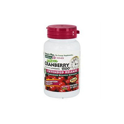 Nature's Plus Herbal Actives Ultra Cranberry 1500 - 30 Tablets
