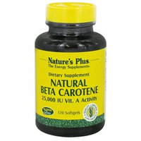 Nature's Plus - Natural Beta Carotene 25000 IU - 120 Softgels