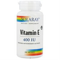 Solaray Vitamin E - 400 IU - 100 Softgels