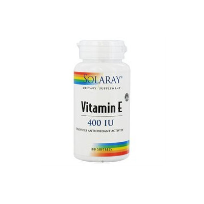 Solaray Vitamin E - 400 IU - 100 Softgels
