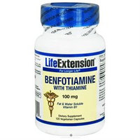 Life Extension - Benfotiamine with Thiamine 100 mg. - 120 Vegetarian Capsules