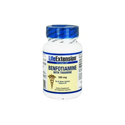 Life Extension - Benfotiamine with Thiamine 100 mg. - 120 Vegetarian Capsules