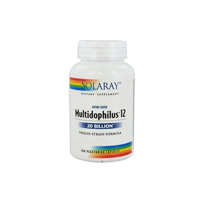 Solaray Multidophilus 12 - 20 billion microorganisms - 100 Vegetarian Capsules