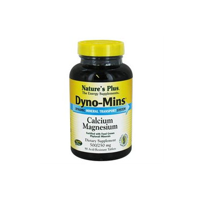 Nature's Plus - Dyno-Mins Cal/Mag 500/250 - 90 Tablets