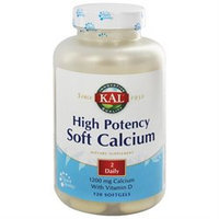 Kal High Potency Soft Calcium - 1200 mg - 120 Softgels