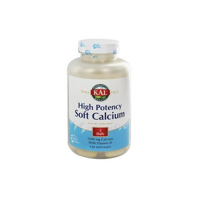 Kal High Potency Soft Calcium - 1200 mg - 120 Softgels