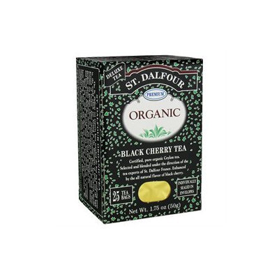 St. Dalfour Organic Tea Black Cherry - 25 Tea Bags