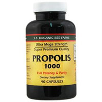 YS Organic Bee Farms - Propolis Caps 1000 mg. - 90 Capsules