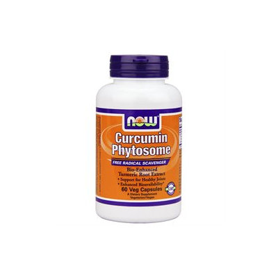 NOW Foods - Bio-Curcumin Phytosome Bio-Enhanced Turmeric Root Extract with Meriva 500 mg. - 60 Vegetarian Capsules