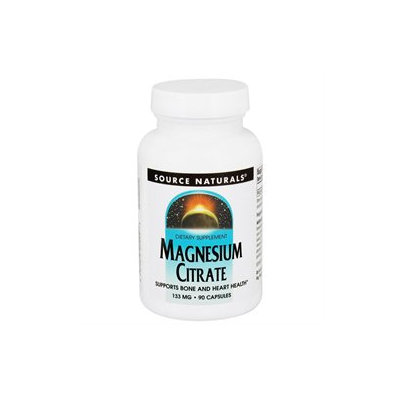 Source Naturals Magnesium Citrate - 133 mg - 90 Capsules